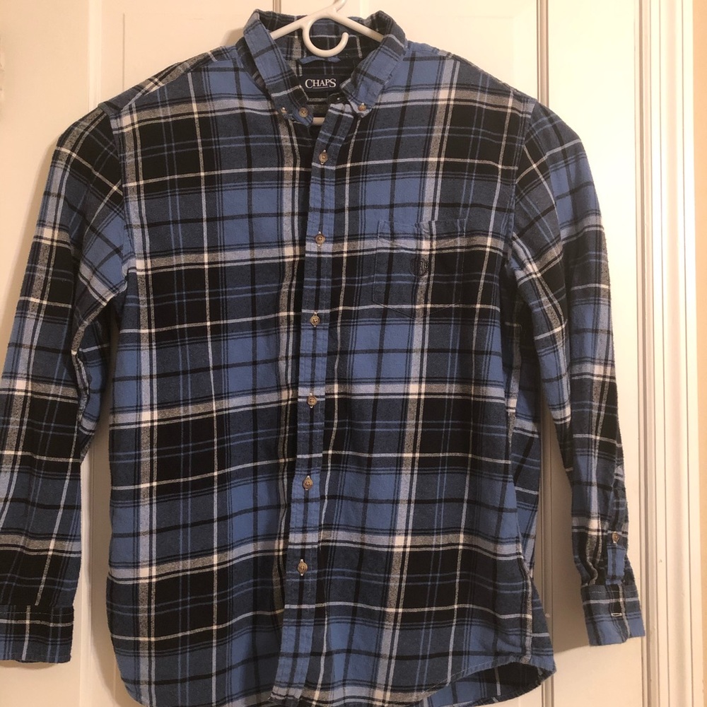 Chaps Ralph Lauren Long Sleeve XL Flannel Shirt